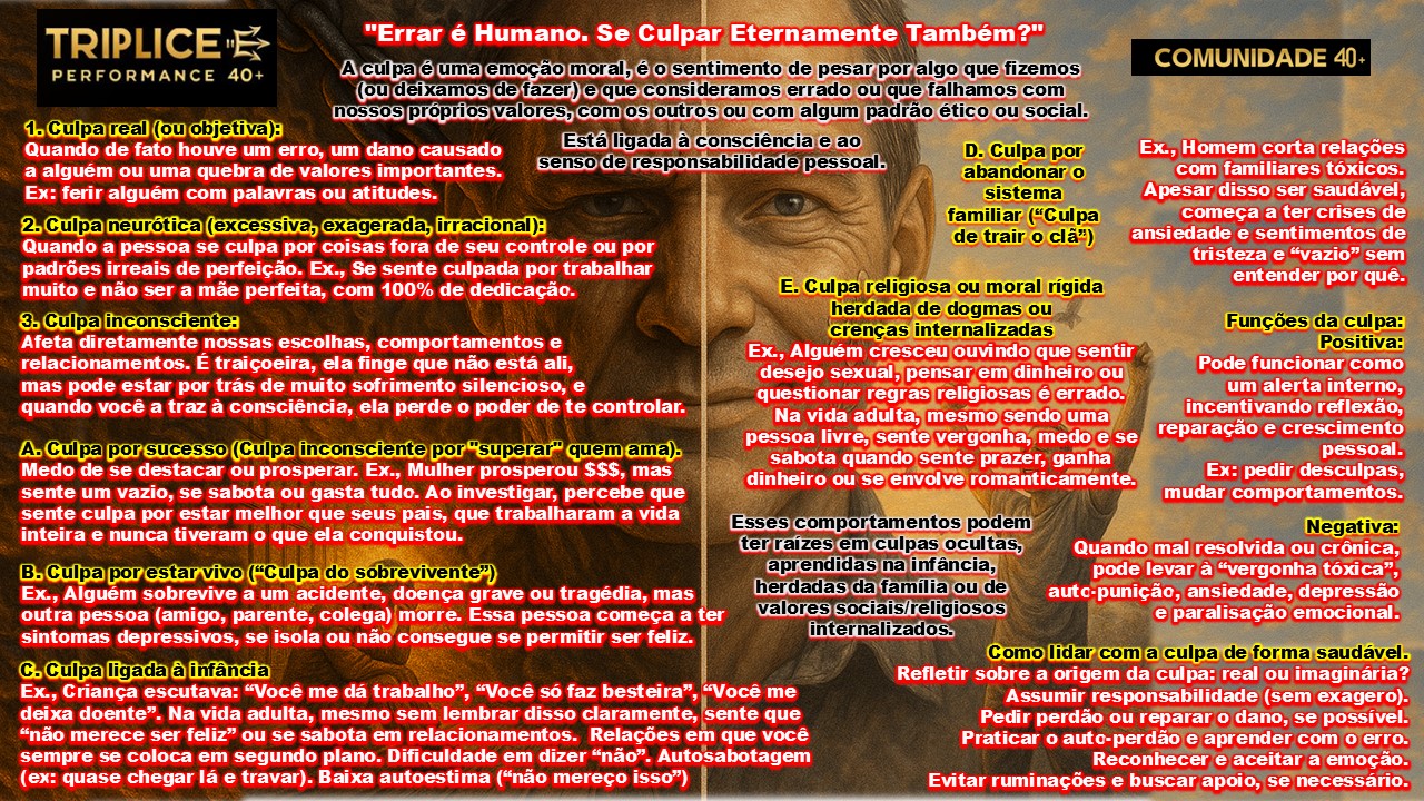 A Sombra Silenciosa: Como a Culpa Afeta Homens 40 – 50+ e Como Superá-la