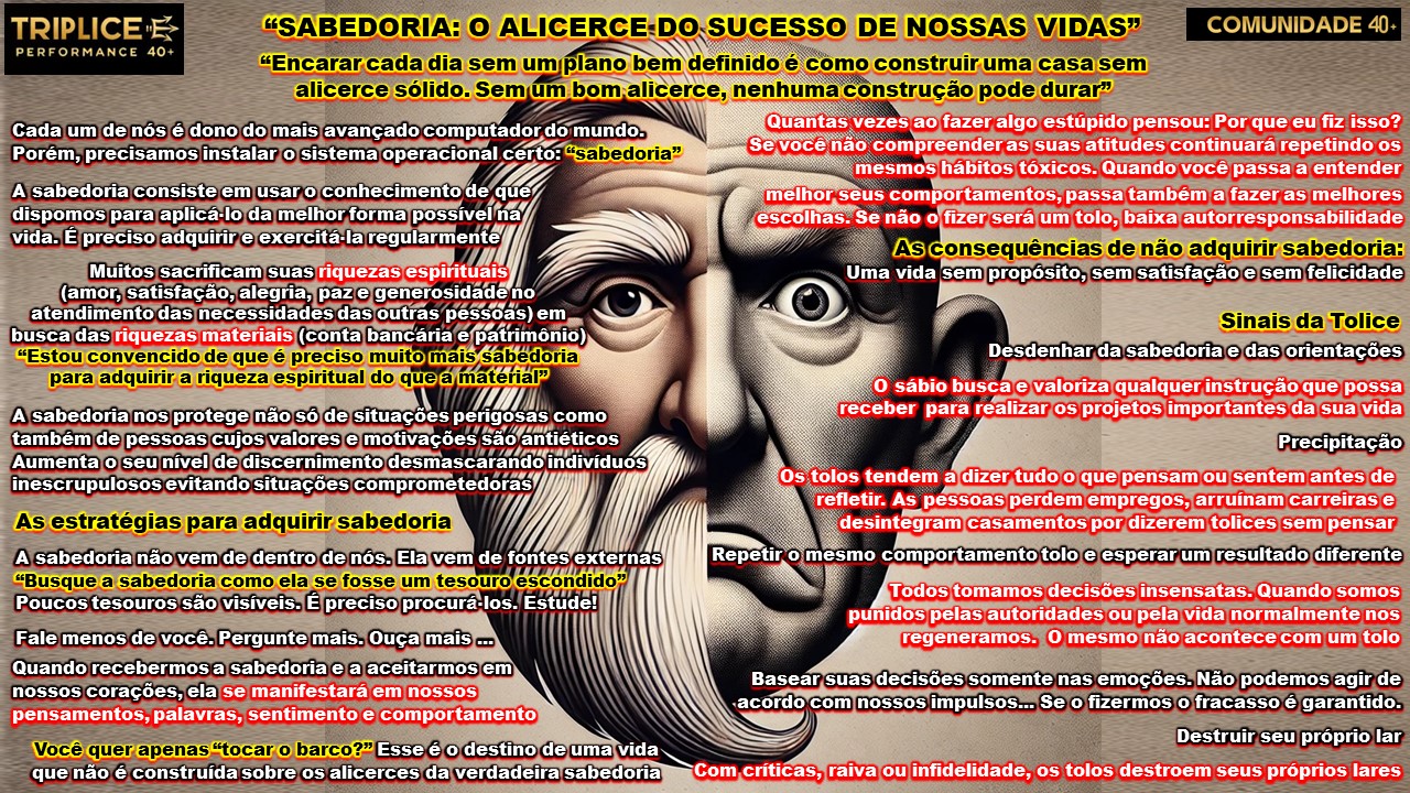 A Sabedoria é a Chave para o Sucesso e a Satisfação, Mas Onde Encontrá-la?
